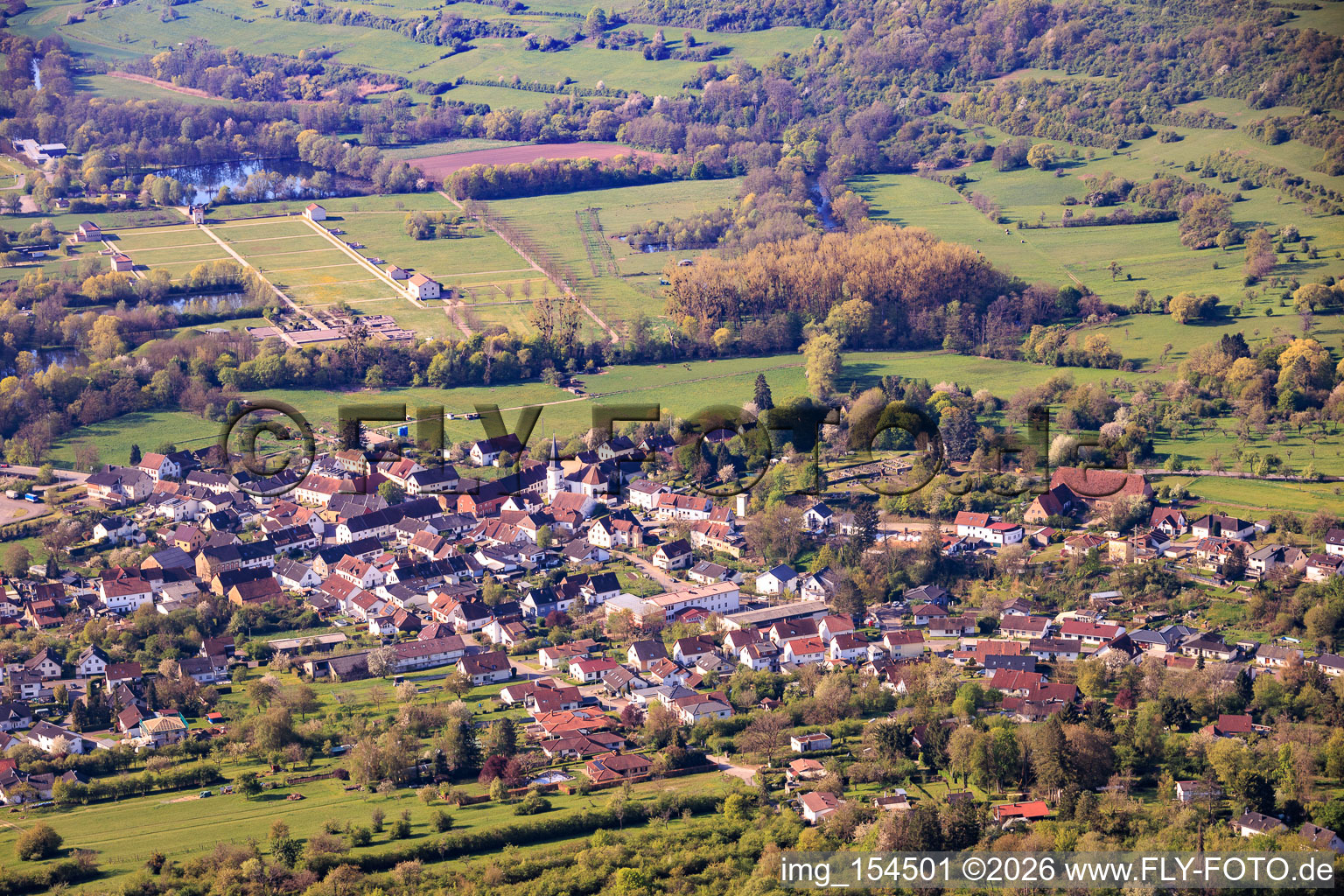 Reinheim aus Norden in Gersheim im Bundesland Saarland, Deutschland