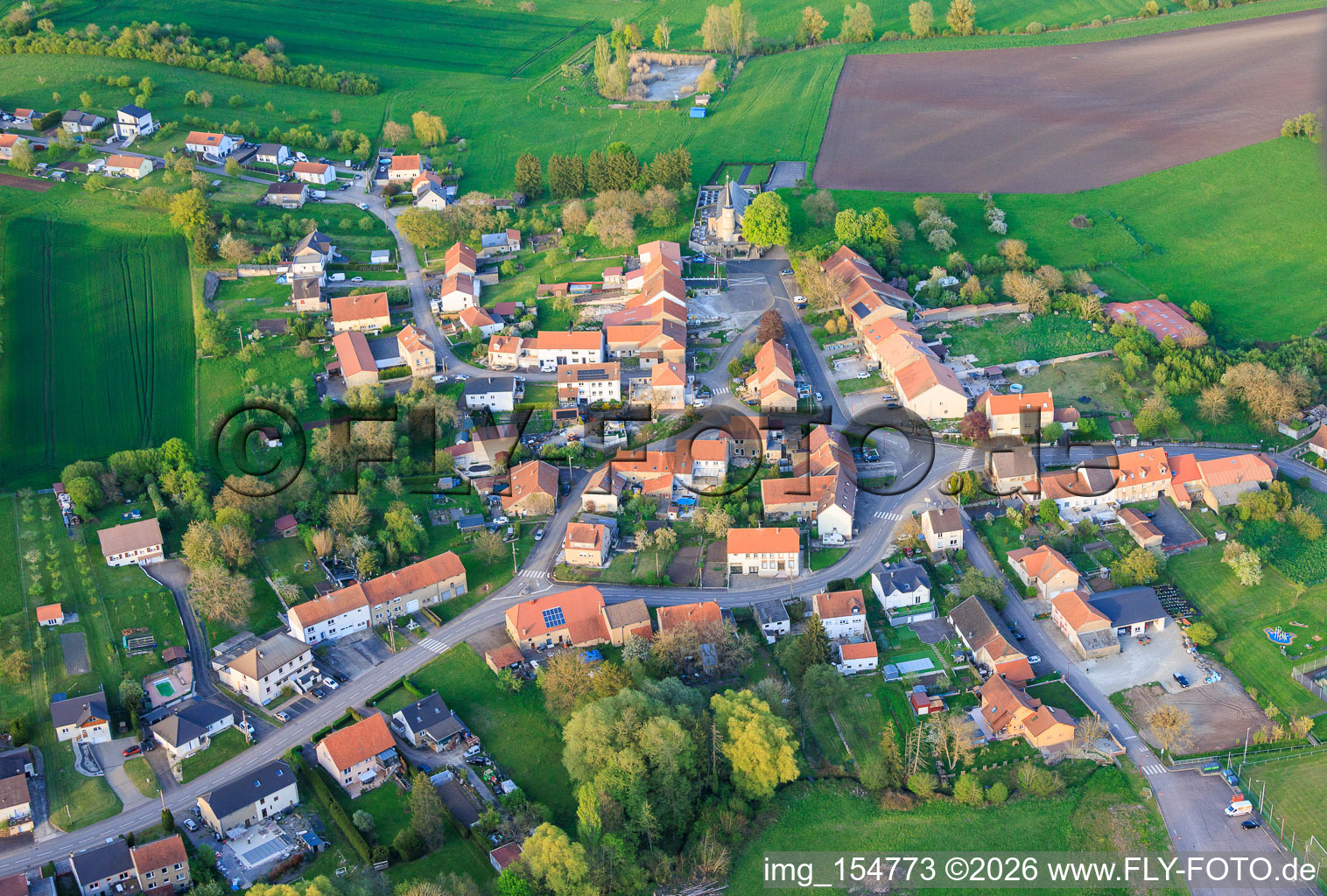 Altrippe von Südwesten im Bundesland Moselle, Frankreich