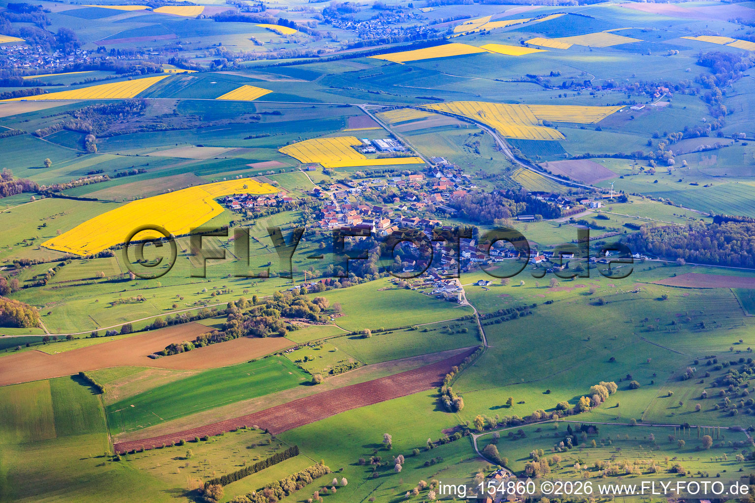 Schweyen aus Süden im Bundesland Moselle, Frankreich