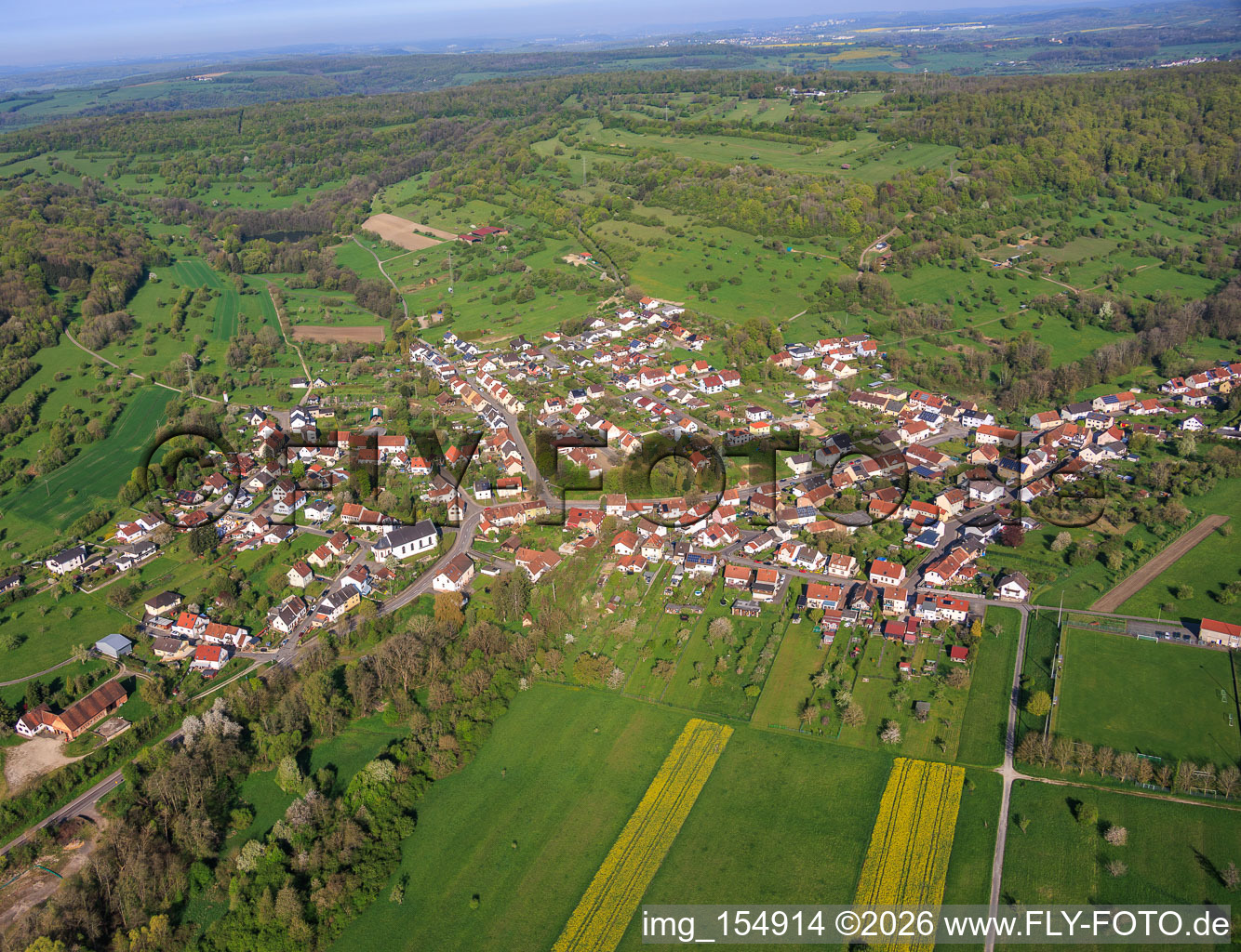 Rubenheim von Osten in Gersheim im Bundesland Saarland, Deutschland