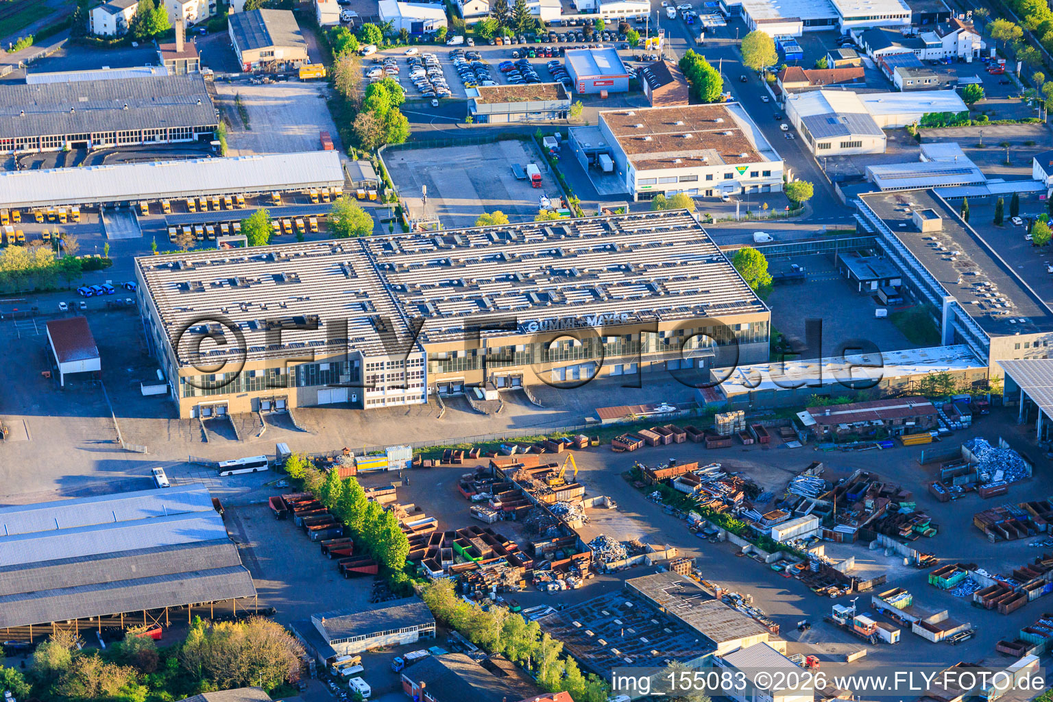 Gummi-Mayer und Michelin Geschäftsstelle in Landau in der Pfalz im Bundesland Rheinland-Pfalz, Deutschland