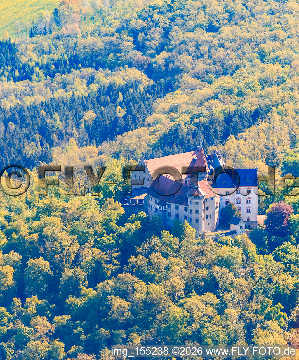 Deutsches Burgenmuseum Veste Heldburg mit Burgrestaurant, Cafe, Hochzeitslocation und Burgkapelle - Fränkische Leuchte im Bundesland Thüringen, Deutschland
