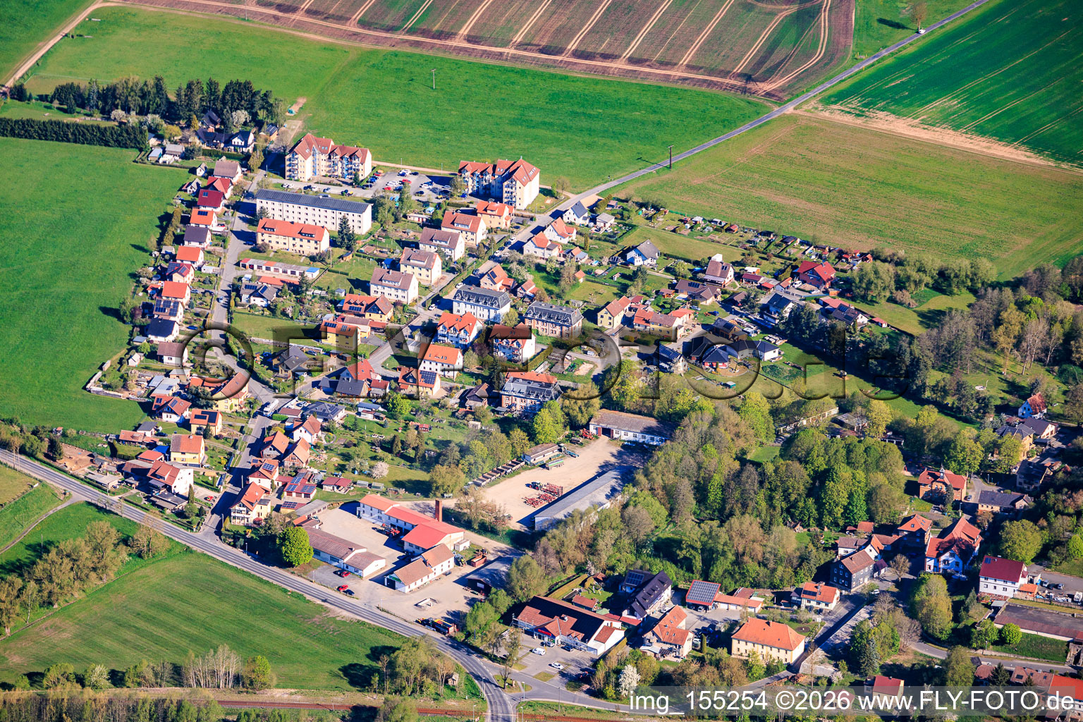 Waldstr in Veilsdorf im Bundesland Thüringen, Deutschland