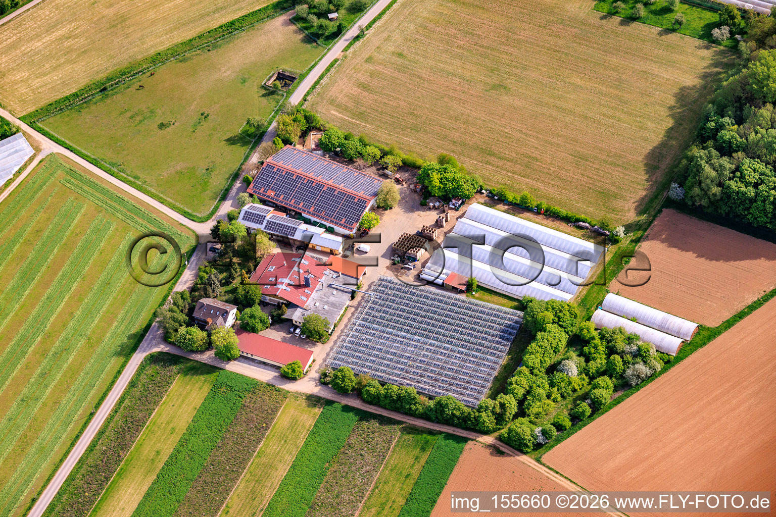 Hof Gut Ruppertzaint naturgemäße Landwirtschaft GmbH & Co. KG im Ortsteil Gänheim in Arnstein im Bundesland Bayern, Deutschland