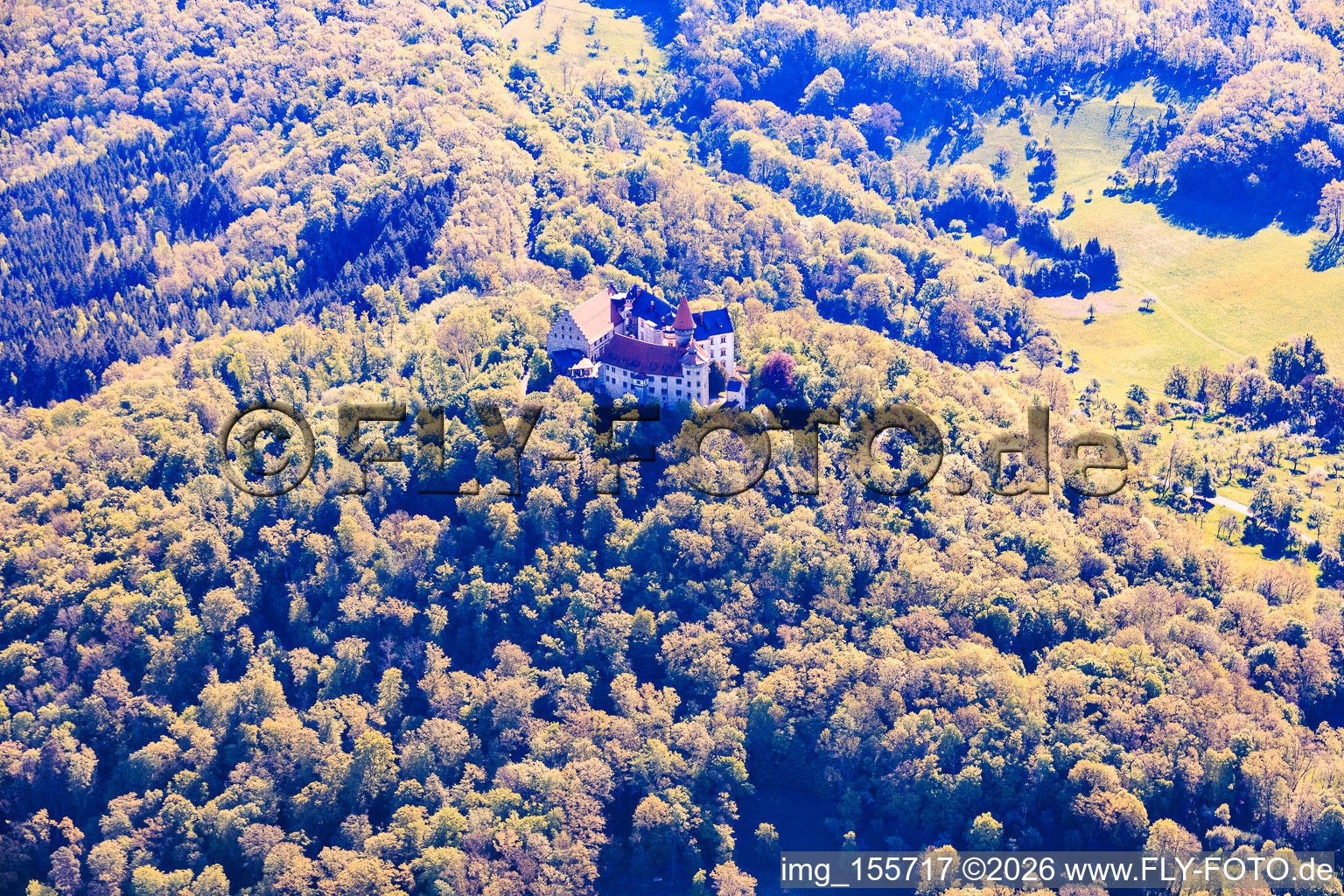 Deutsches Burgenmuseum Veste Heldburg mit Burgrestaurant, Cafe, Hochzeitslocation und Burgkapelle - Fränkische Leuchte im Bundesland Thüringen, Deutschland