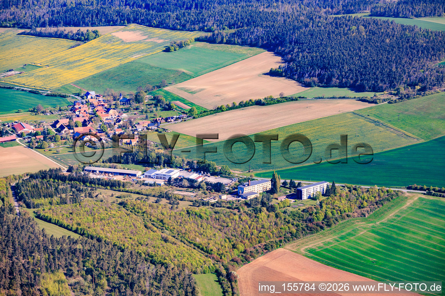 The Bloc GmbH (Airsoft-Gelände ) und Steffen Müller Fahrzeugbau GmbH im Ortsteil Breitenheerda in Rudolstadt im Bundesland Thüringen, Deutschland