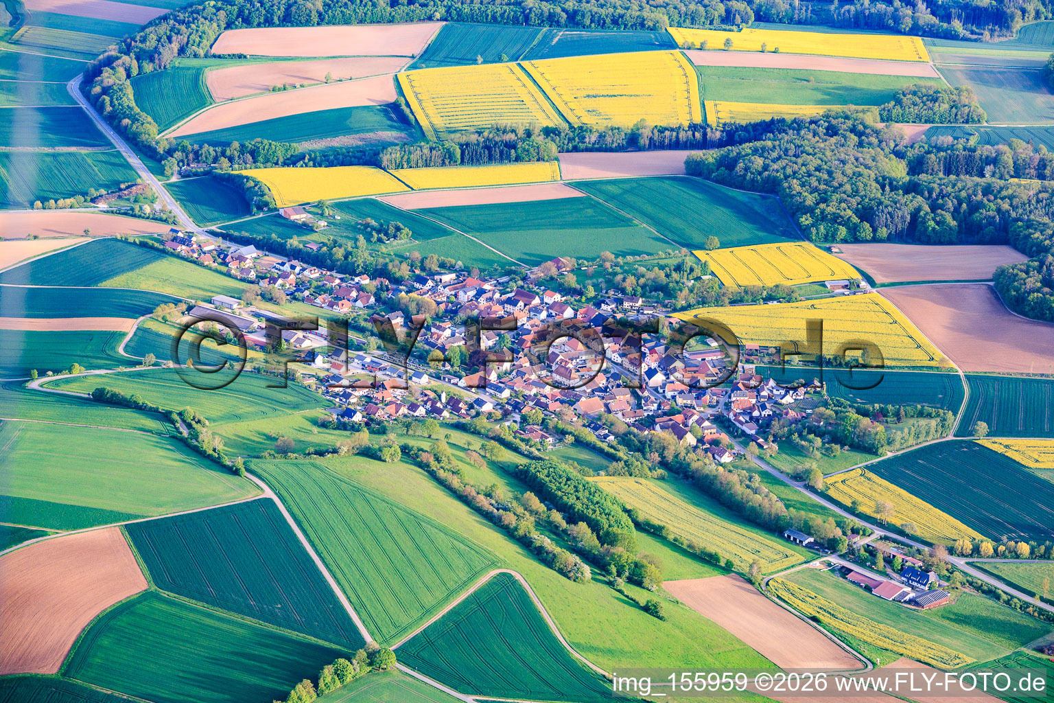 Döringstadt aus Norden in Ebensfeld im Bundesland Bayern, Deutschland