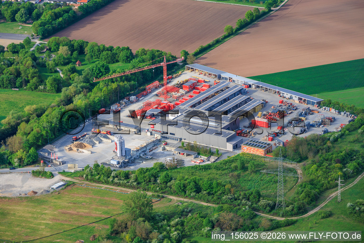 Riedel Bau Betonwerk in Bergrheinfeld im Bundesland Bayern, Deutschland