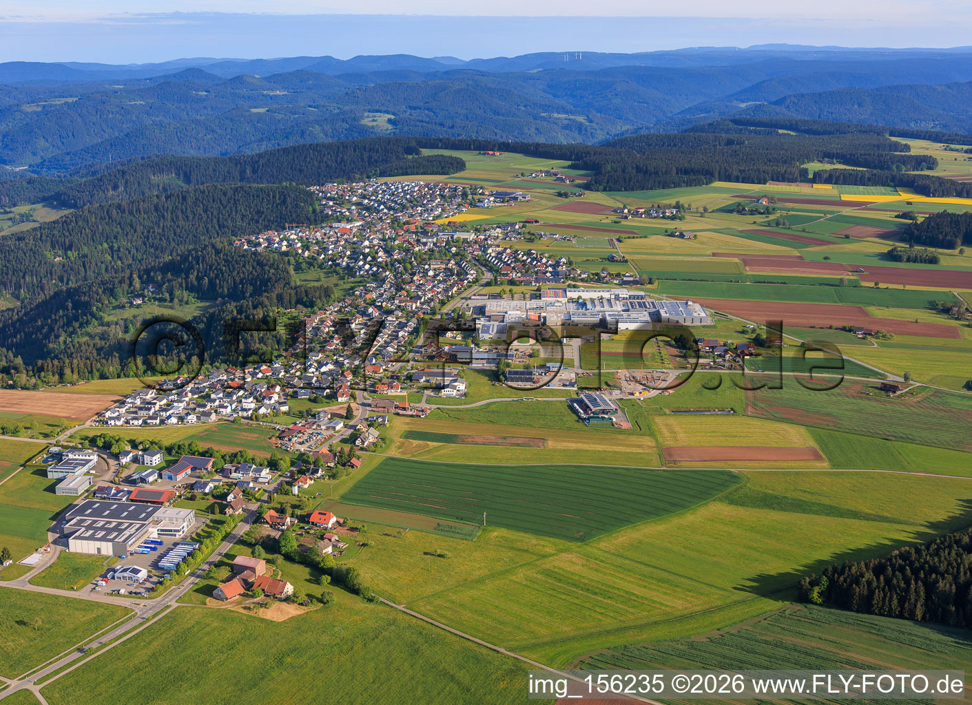 Vorderaichhalden von Südosten in Aichhalden im Bundesland Baden-Württemberg, Deutschland