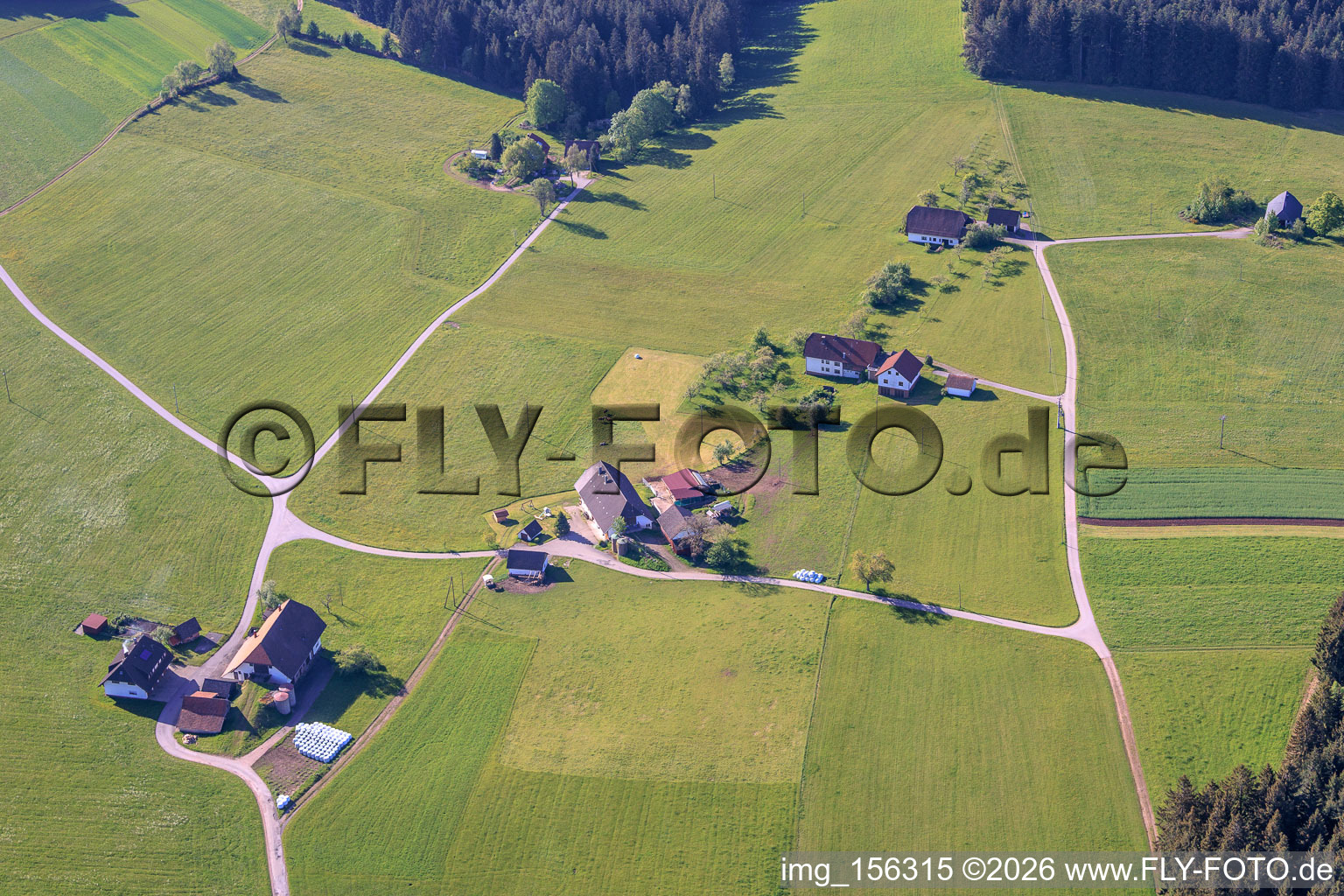 Aussiedlerhöfe in Oehle im Ortsteil Tennenbronn in Schramberg im Bundesland Baden-Württemberg, Deutschland
