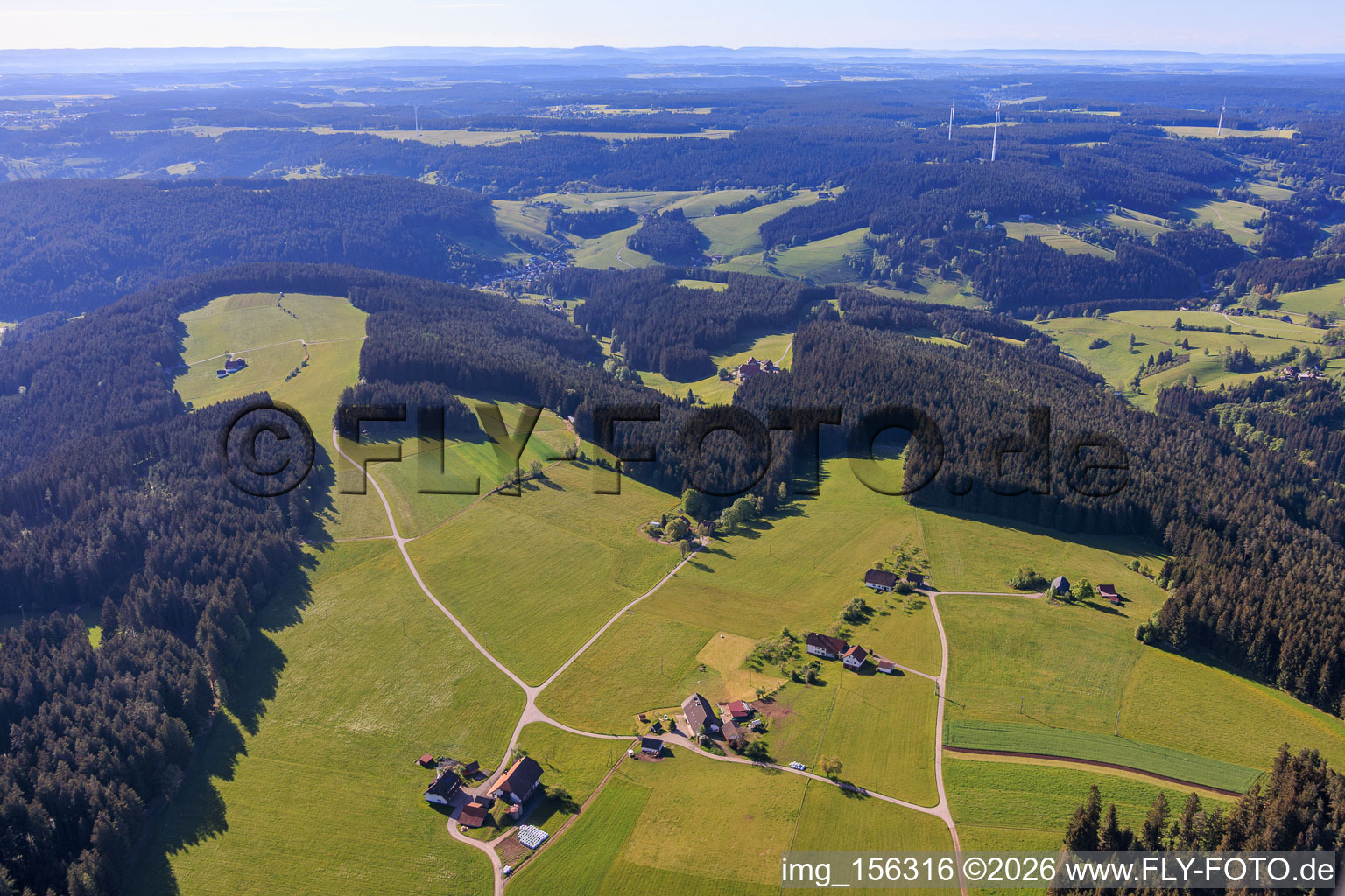 Aussiedlerhöfe in Oehle im Ortsteil Tennenbronn in Schramberg im Bundesland Baden-Württemberg, Deutschland