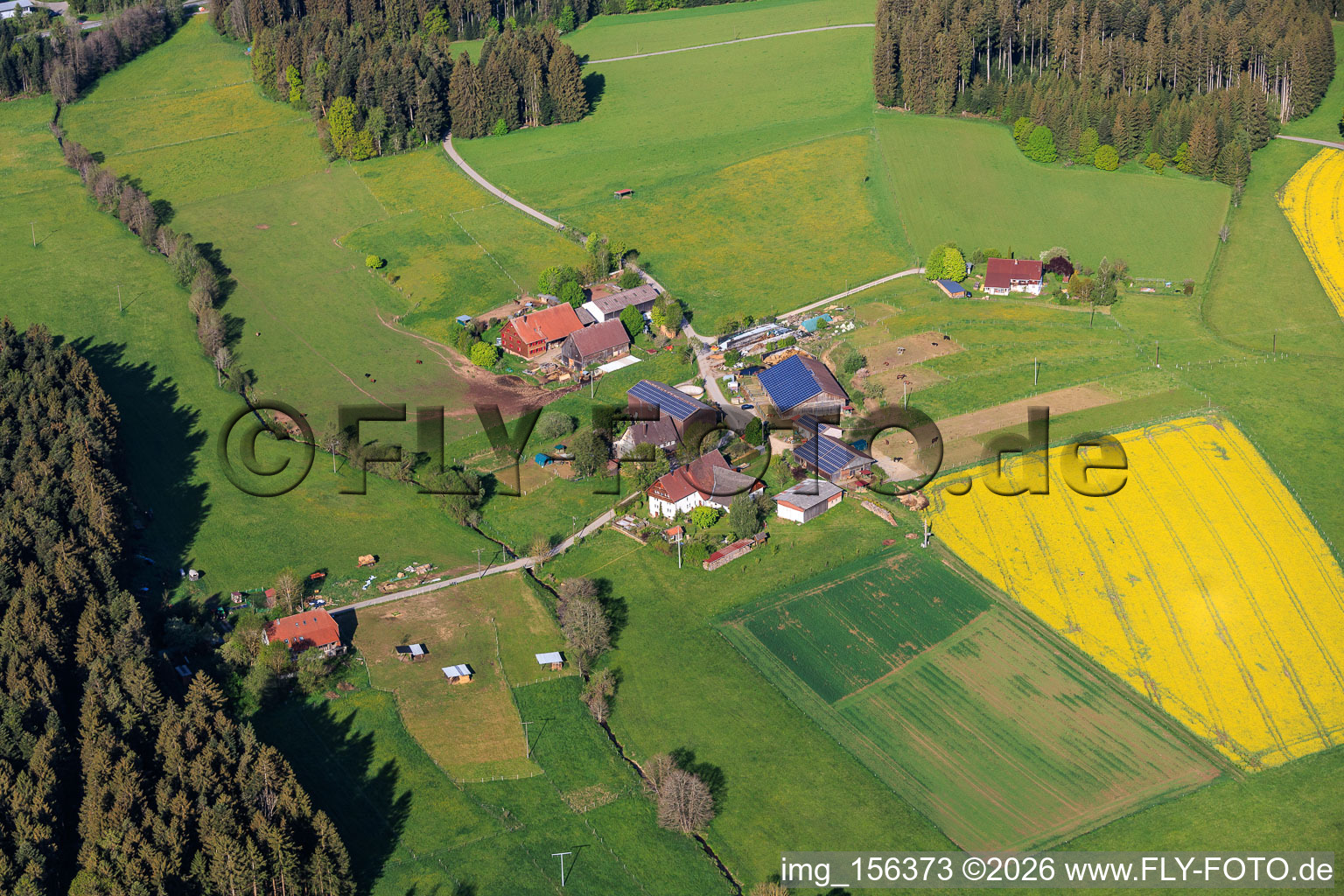 Ortsteil Stampfe mit Karl Mauch Landwirtschaft in Dunningen im Bundesland Baden-Württemberg, Deutschland