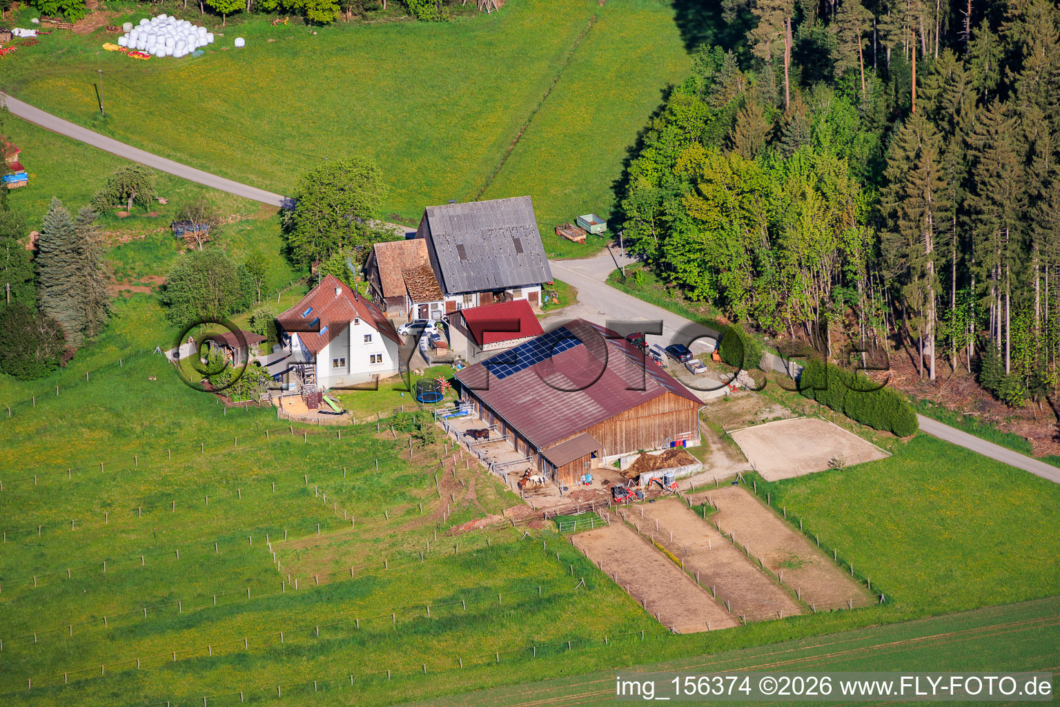 Aussiedlerhof im Ortsteil Stampfe im Ortsteil Seedorf in Dunningen im Bundesland Baden-Württemberg, Deutschland