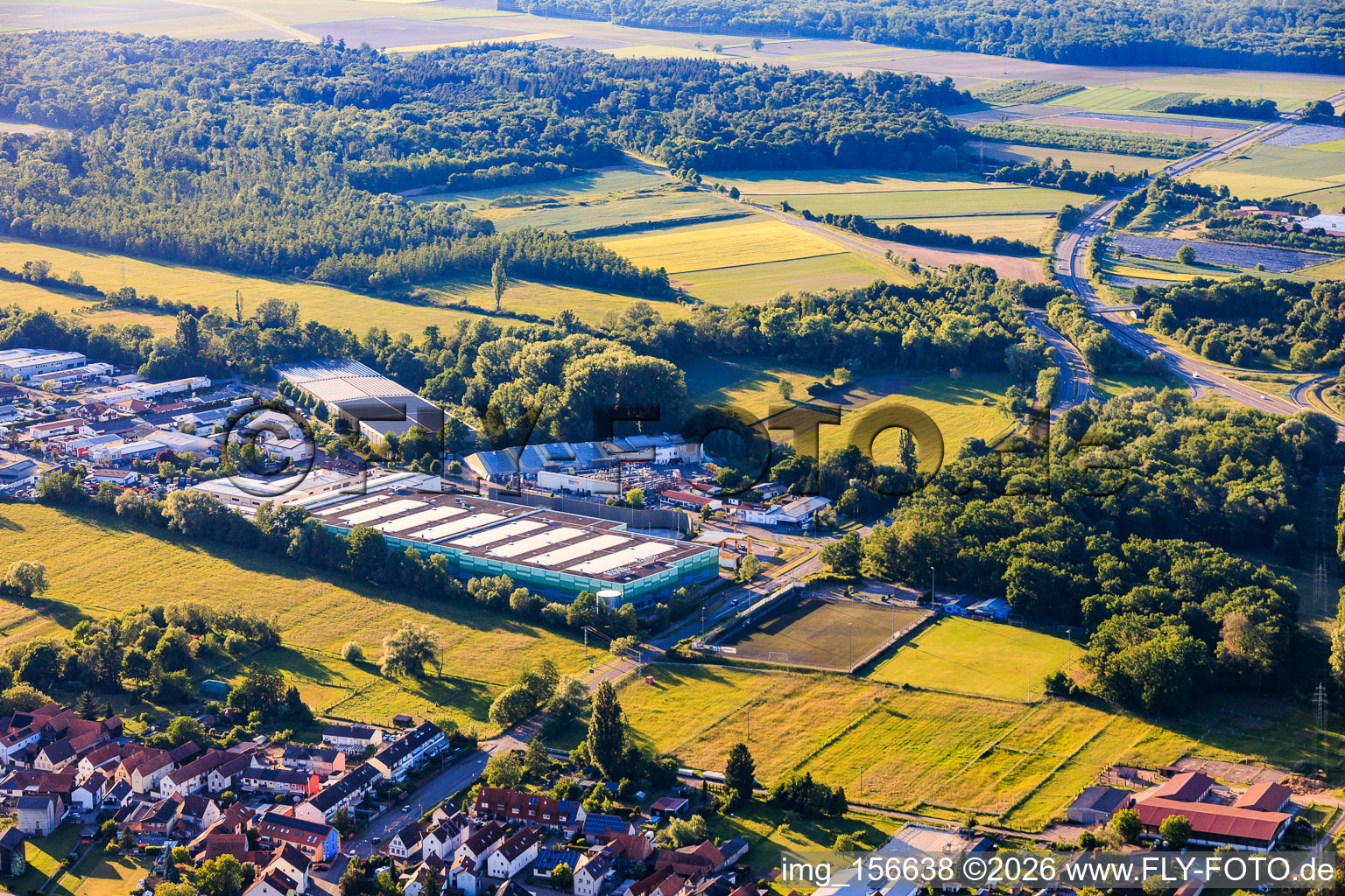 Frischeplattform Südwest GmbH im Ortsteil Minderslachen in Kandel im Bundesland Rheinland-Pfalz, Deutschland
