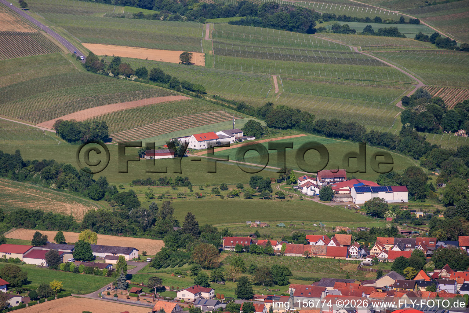 Kehler Hof im Ortsteil Ingenheim in Billigheim-Ingenheim im Bundesland Rheinland-Pfalz, Deutschland