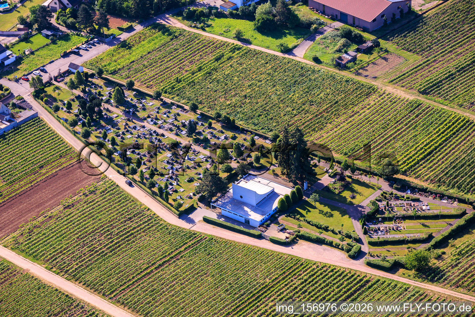 Friedhof Edesheim im Bundesland Rheinland-Pfalz, Deutschland