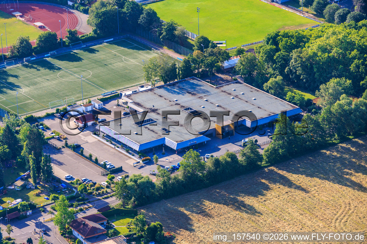 Technologiepark in Herxheim bei Landau im Bundesland Rheinland-Pfalz, Deutschland