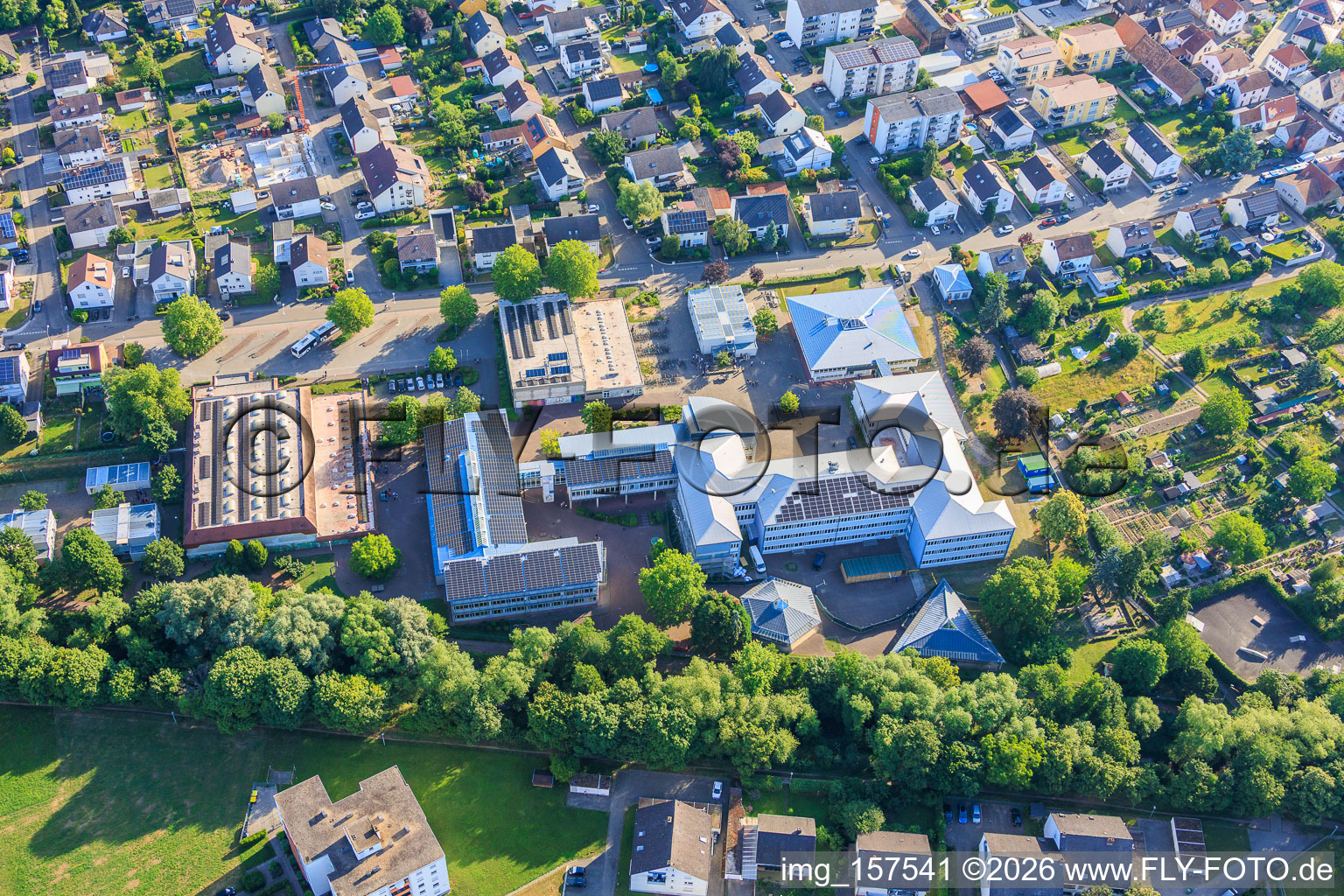 PAMINA-Schulzentrum Herxheim in Herxheim bei Landau im Bundesland Rheinland-Pfalz, Deutschland