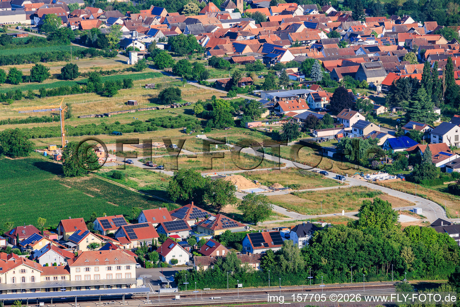 Neubaugebiet Im Kirschgarten in Winden im Bundesland Rheinland-Pfalz, Deutschland