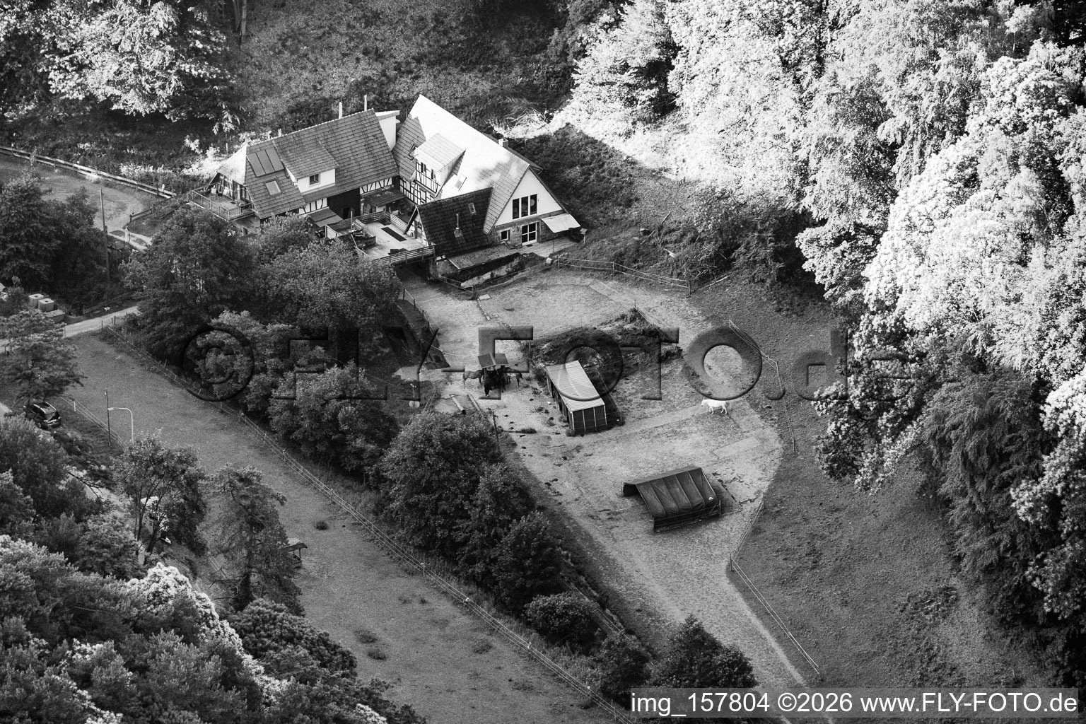 Heldenmühle im Otterbachtal in Oberotterbach im Bundesland Rheinland-Pfalz, Deutschland