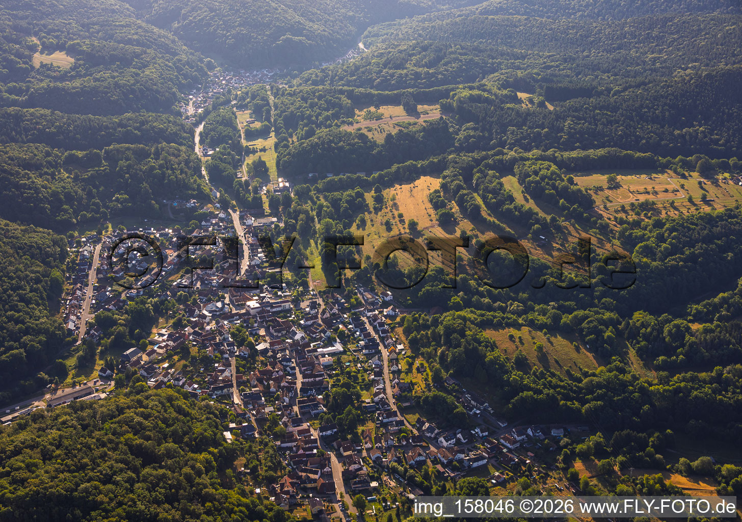 Silz von Westen im Bundesland Rheinland-Pfalz, Deutschland