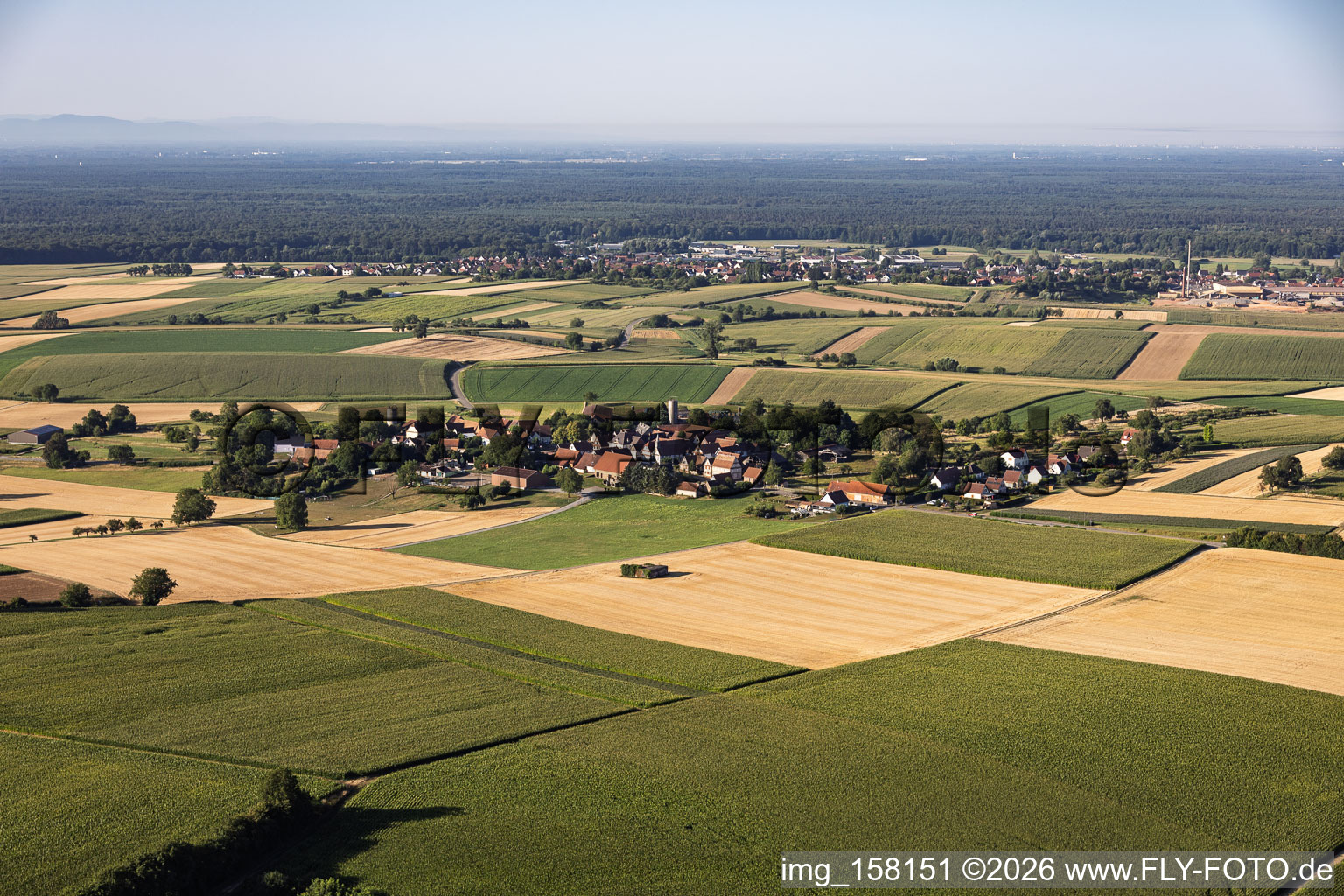 Ortsteil Kuhlendorf aus Norden in Betschdorf im Bundesland Bas-Rhin, Frankreich
