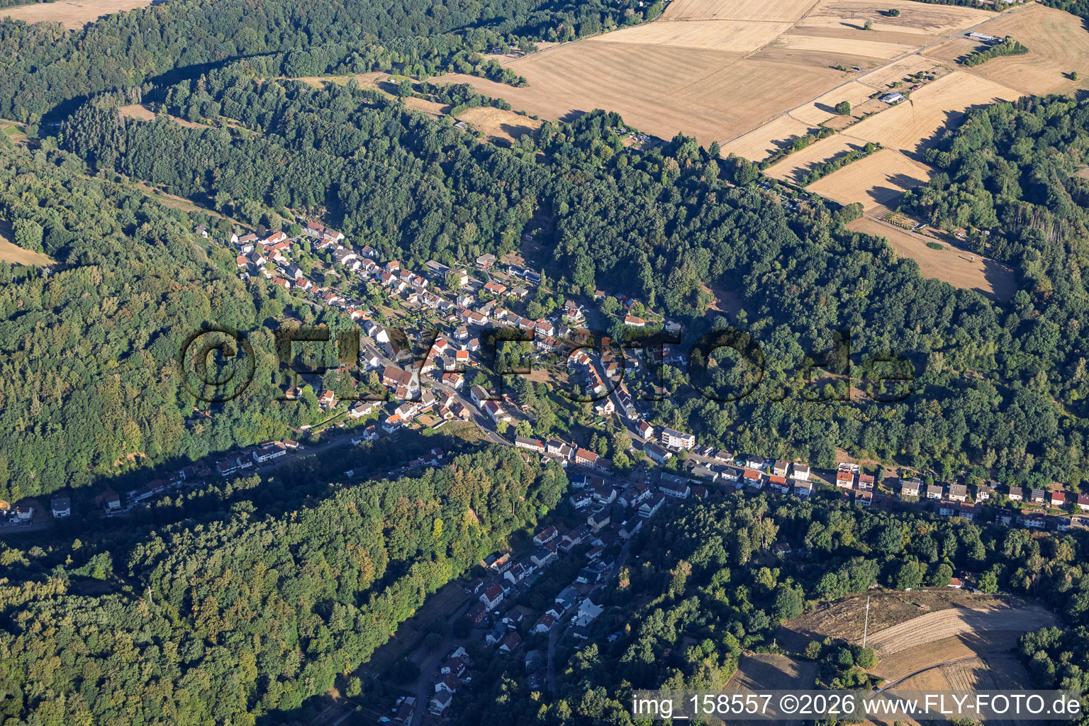 Niedersimten von Osten in Pirmasens im Bundesland Rheinland-Pfalz, Deutschland