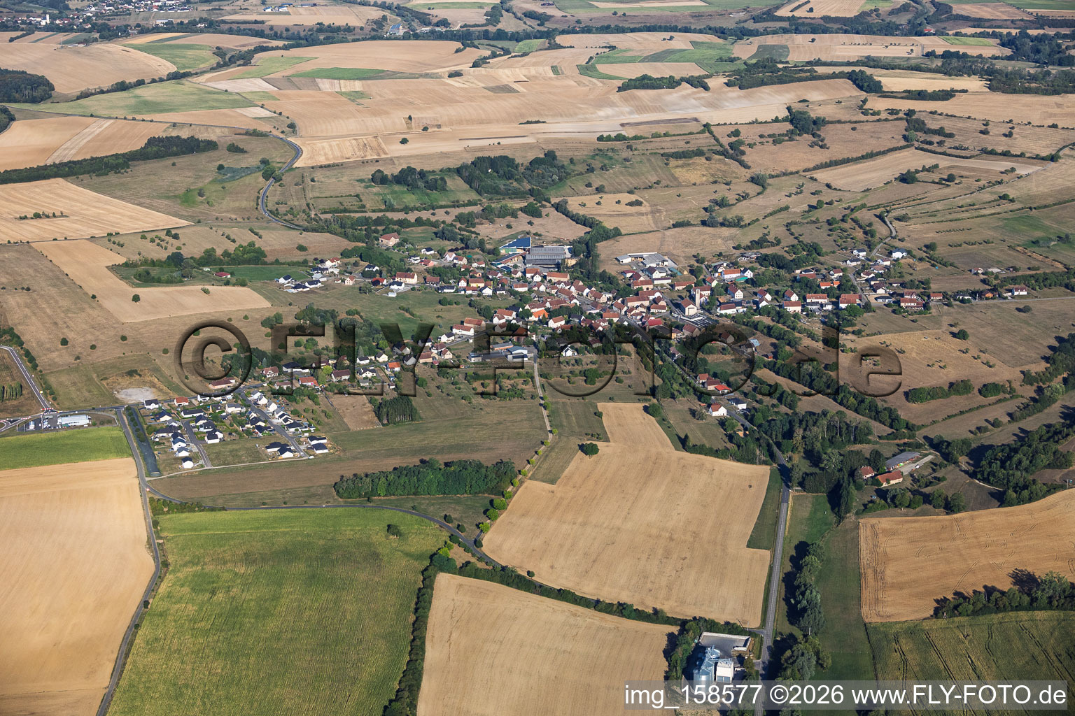 Epping von Südosten im Bundesland Moselle, Frankreich