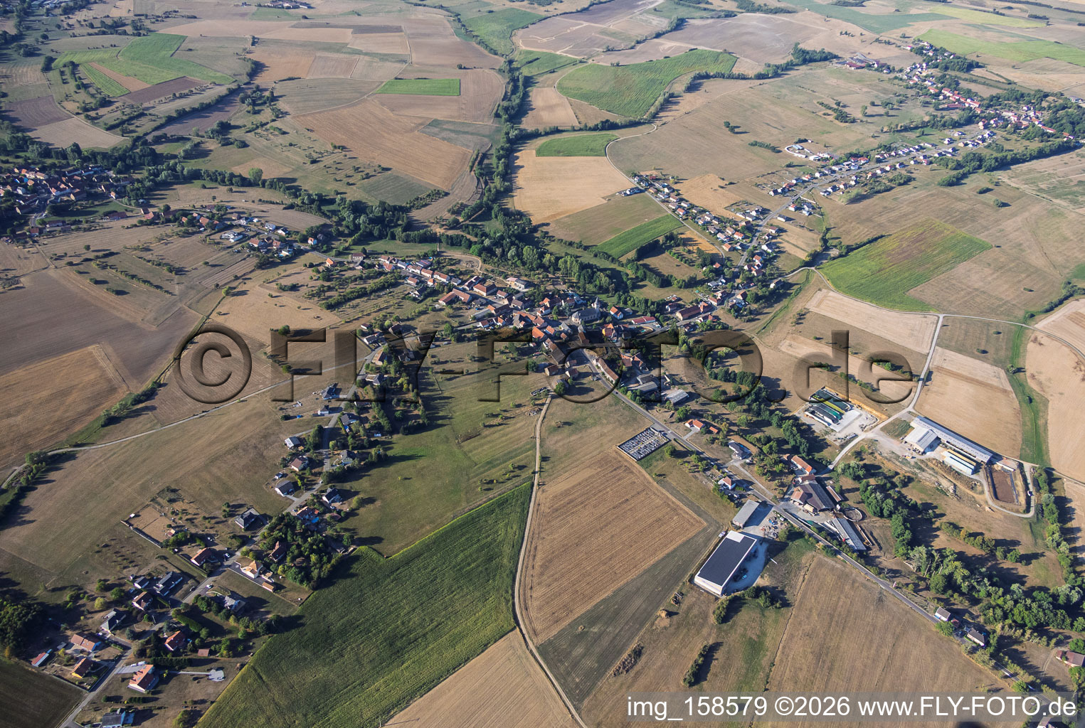 Bettviller aus Norden im Bundesland Moselle, Frankreich