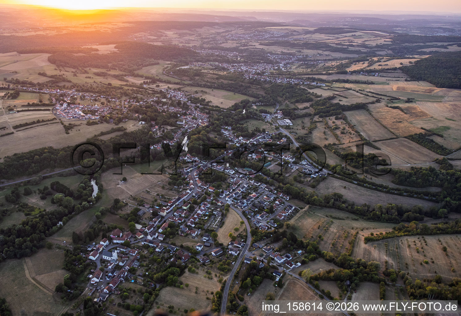 Frauenberg von Südosten im Bundesland Moselle, Frankreich