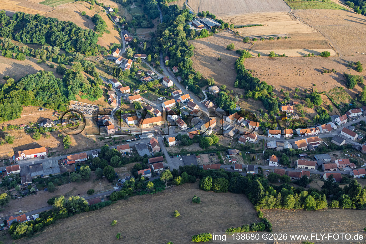 Breidenbach von Südosten im Bundesland Moselle, Frankreich