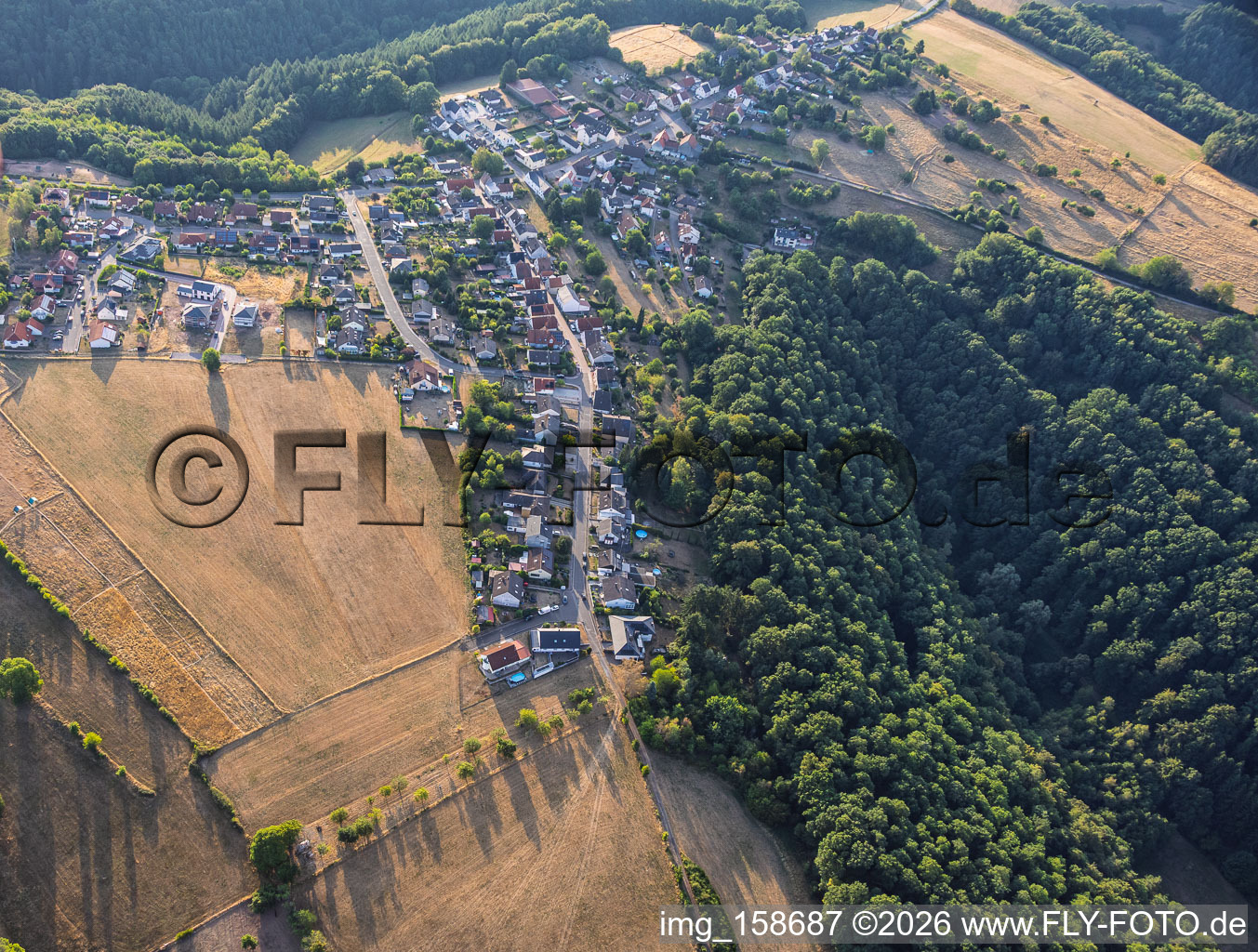 Hochstellerhof von Westen in Trulben im Bundesland Rheinland-Pfalz, Deutschland