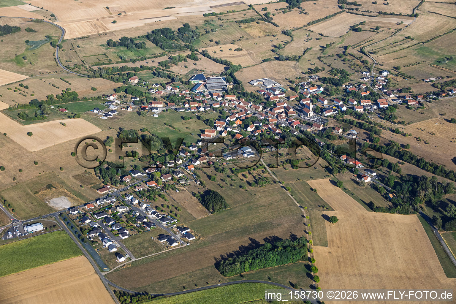 Epping von Südosten im Bundesland Moselle, Frankreich