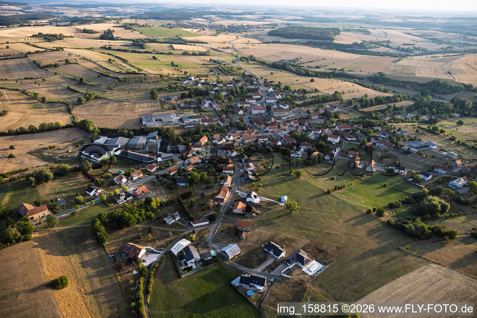 Epping von Südwesten im Bundesland Moselle, Frankreich