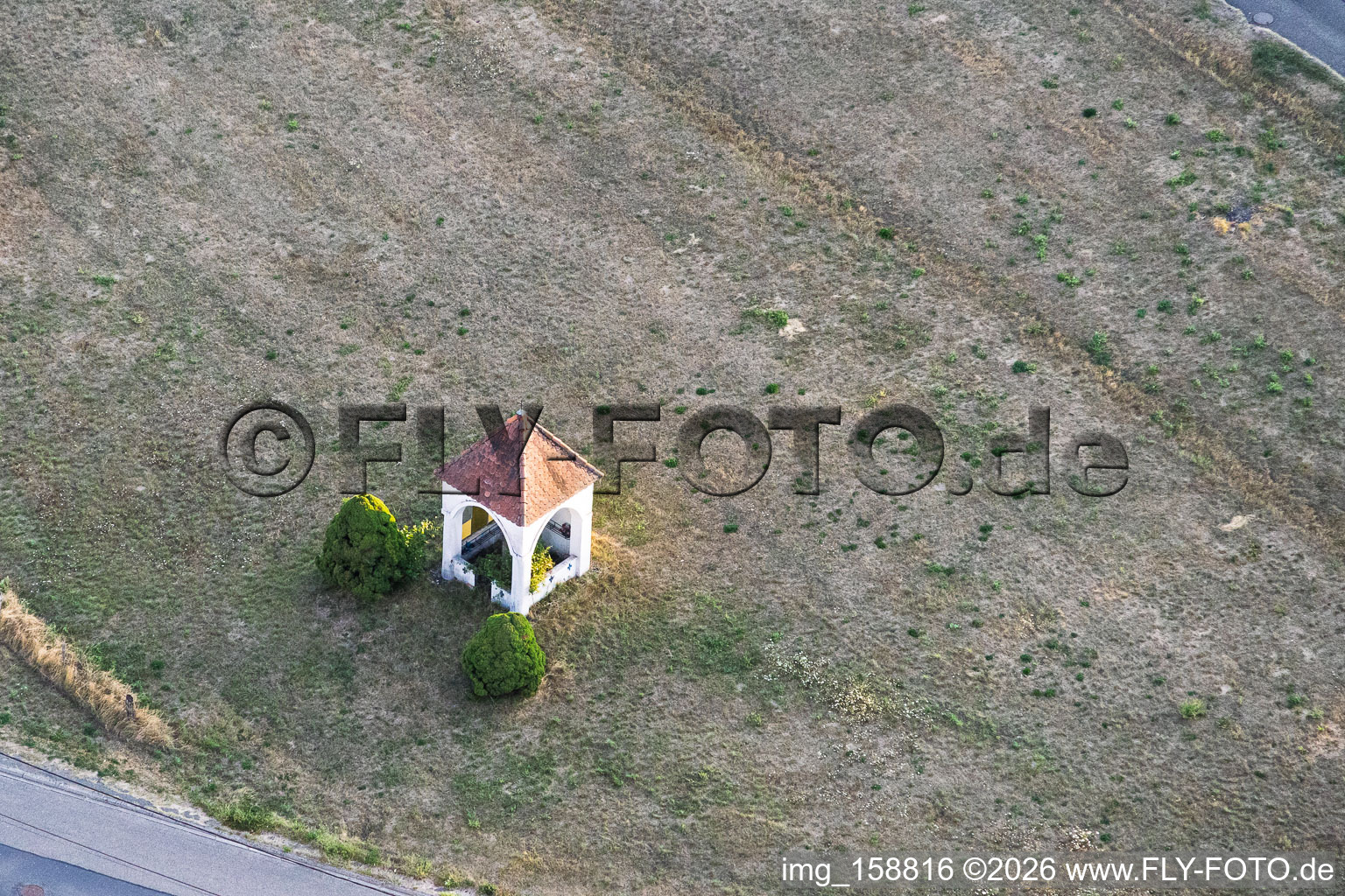 Bildstock in der Rue d'Urbach in Epping im Bundesland Moselle, Frankreich
