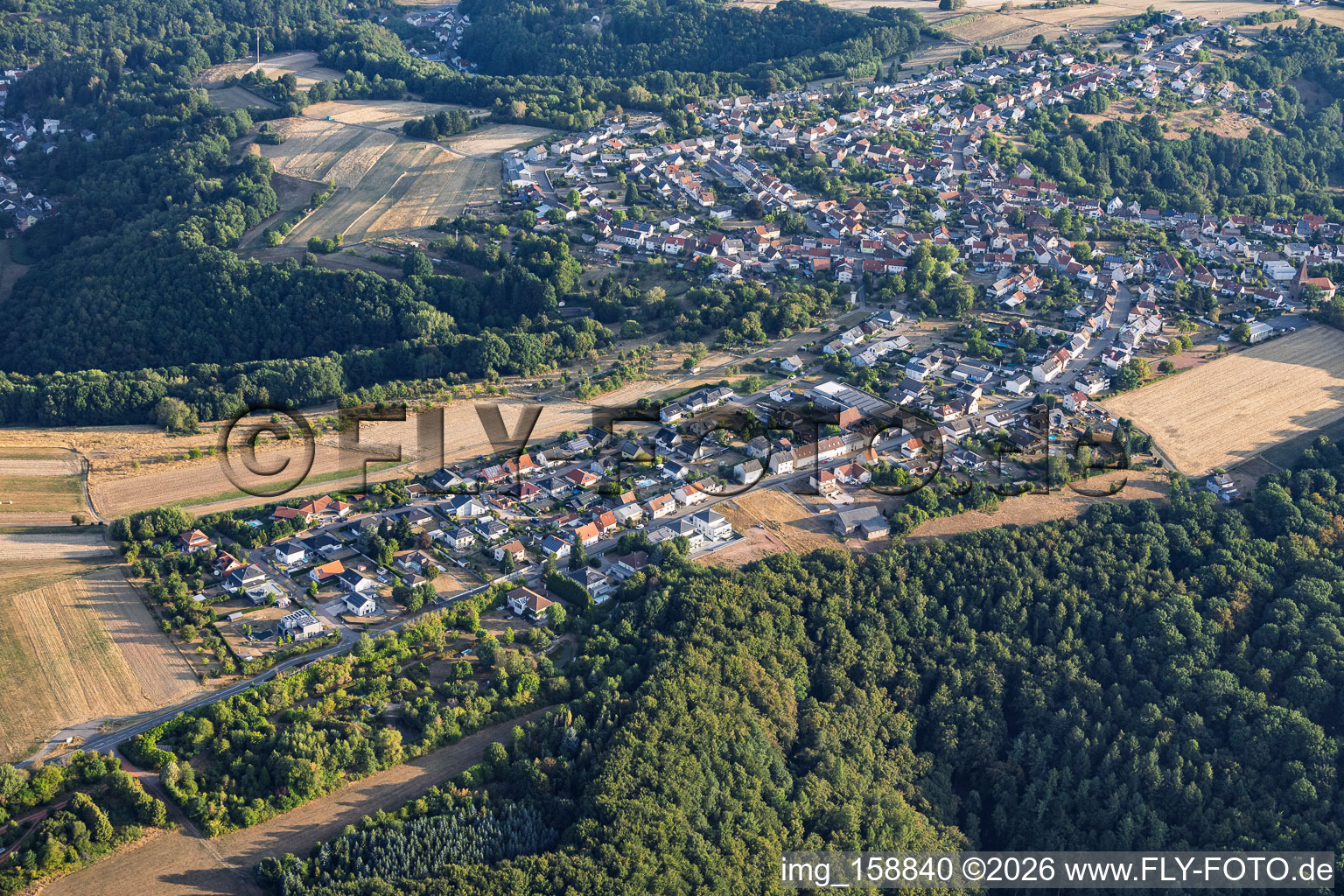 Erlenbrunn aus Süden in Pirmasens im Bundesland Rheinland-Pfalz, Deutschland