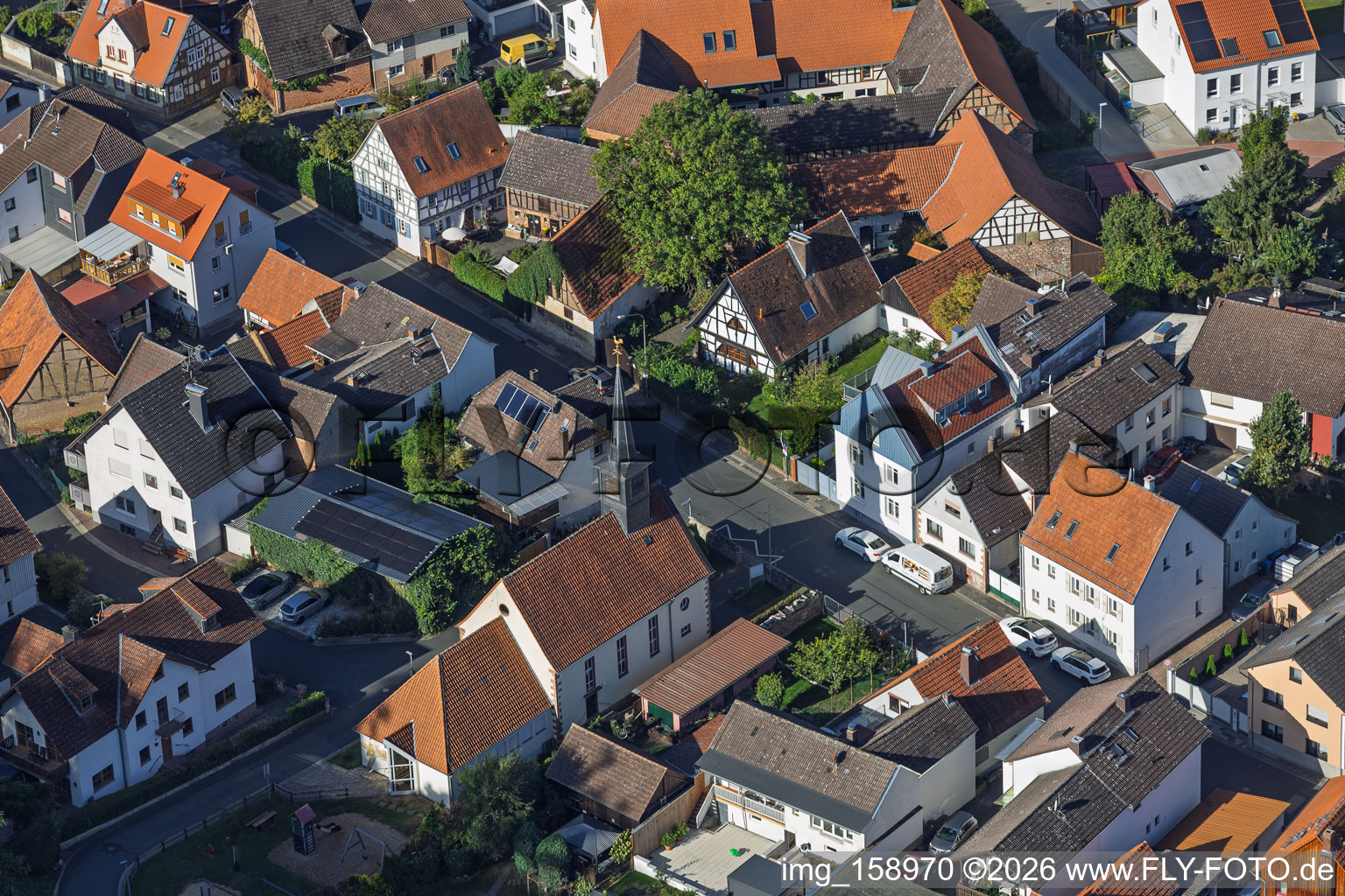 Evangelische Kirche Schlierbach in Schaafheim im Bundesland Hessen, Deutschland