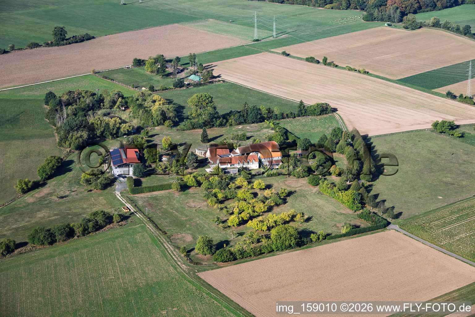Ehemalige Ziegelhütte am Ziegelweg im Ortsteil Sickenhofen in Babenhausen im Bundesland Hessen, Deutschland