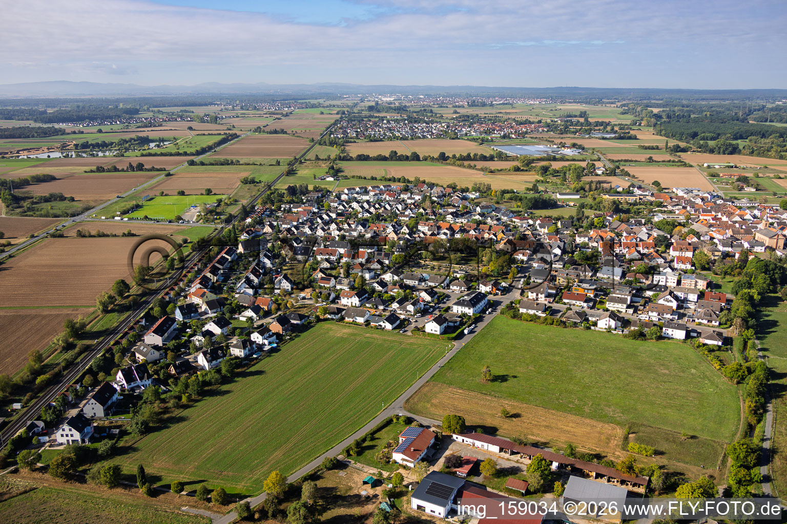 Nelkenstr im Ortsteil Sickenhofen in Babenhausen im Bundesland Hessen, Deutschland