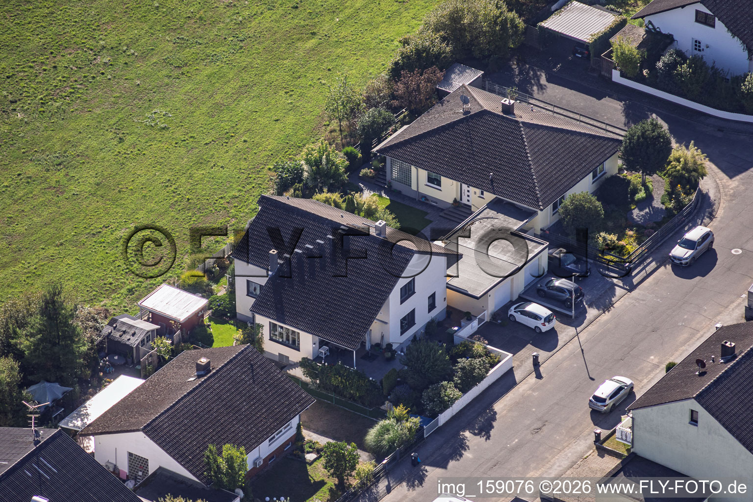 Landrat-Pfeifer-Straße im Ortsteil Sickenhofen in Babenhausen im Bundesland Hessen, Deutschland