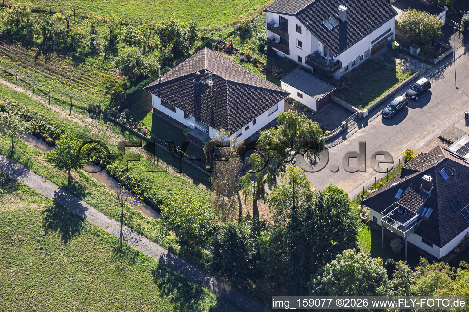 Landrat-Pfeifer-Straße im Ortsteil Sickenhofen in Babenhausen im Bundesland Hessen, Deutschland
