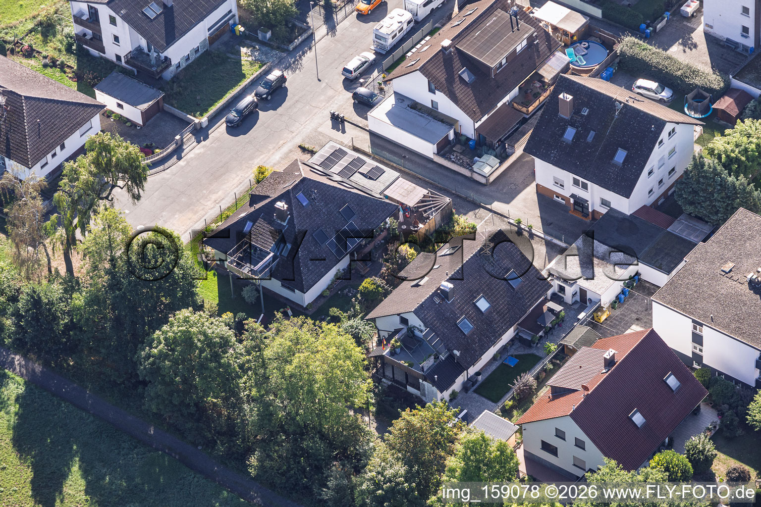 Landrat-Pfeifer-Straße im Ortsteil Sickenhofen in Babenhausen im Bundesland Hessen, Deutschland