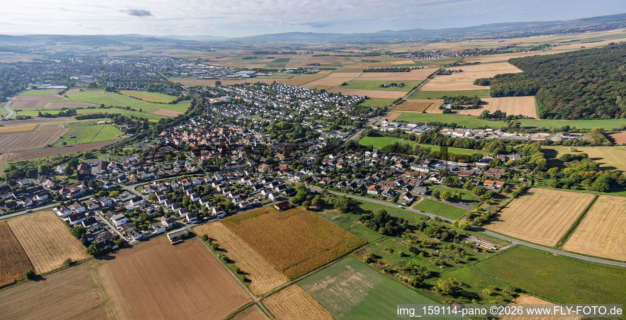 Richen von Nordosten in Groß-Umstadt im Bundesland Hessen, Deutschland