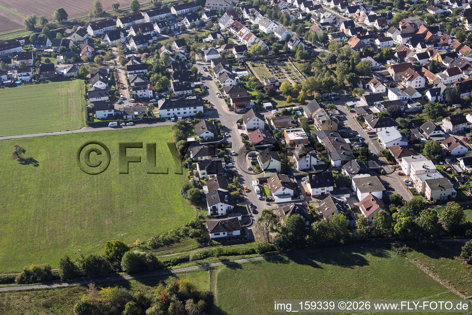Landrat-Pfeifer-Straße im Ortsteil Sickenhofen in Babenhausen im Bundesland Hessen, Deutschland