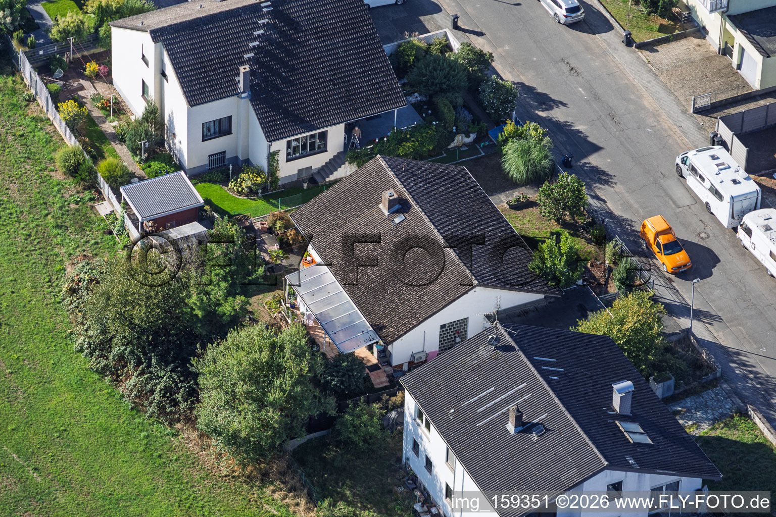 Landrat-Pfeifer-Straße im Ortsteil Sickenhofen in Babenhausen im Bundesland Hessen, Deutschland