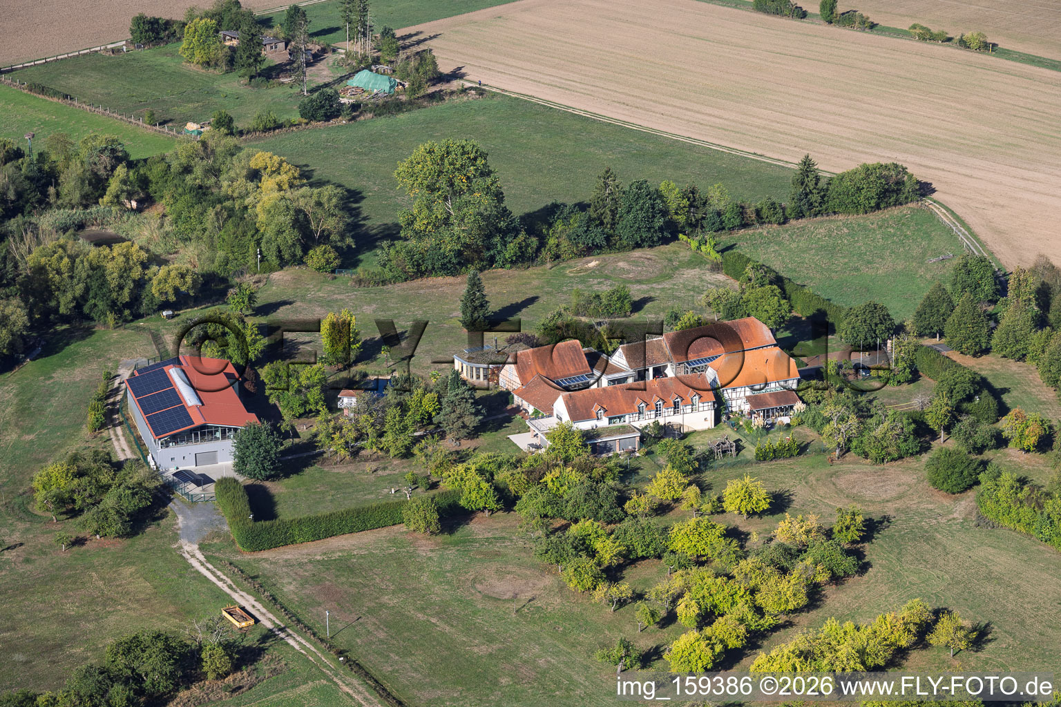 Ehemalige Ziegelhütte am Ziegelweg im Ortsteil Sickenhofen in Babenhausen im Bundesland Hessen, Deutschland