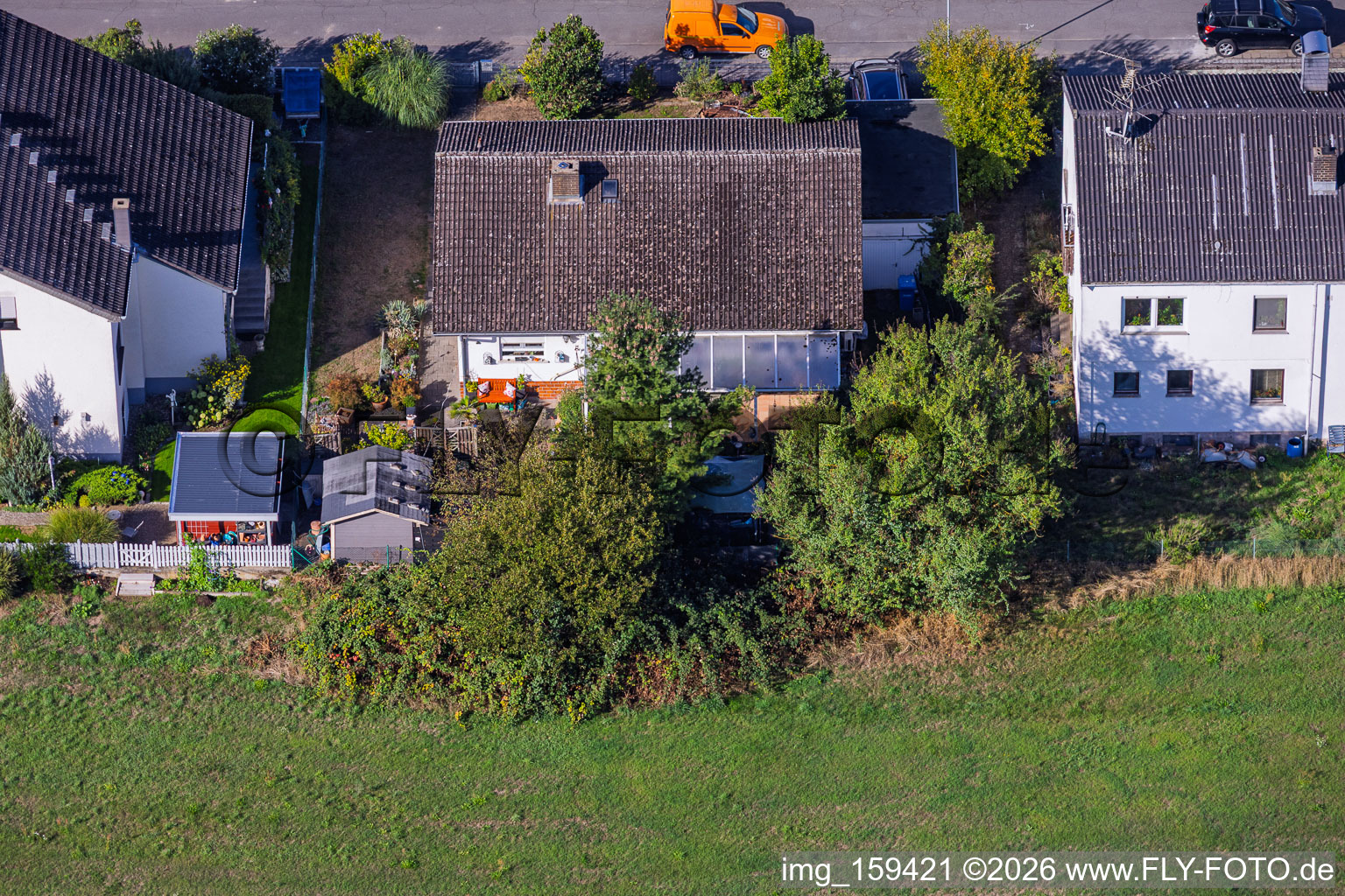 Landrat-Pfeifer-Straße im Ortsteil Sickenhofen in Babenhausen im Bundesland Hessen, Deutschland