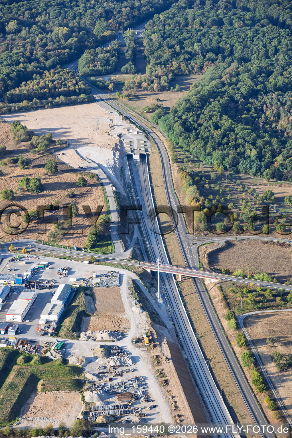 ARGE Tunnel Rastatt - Nordportal und Info-Center Tunnel Rastatt in Ötigheim im Bundesland Baden-Württemberg, Deutschland
