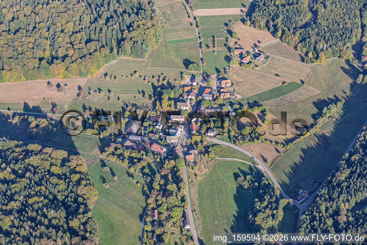 Ortsteil Moosbronn im Ortsteil Freiolsheim in Gaggenau im Bundesland Baden-Württemberg, Deutschland