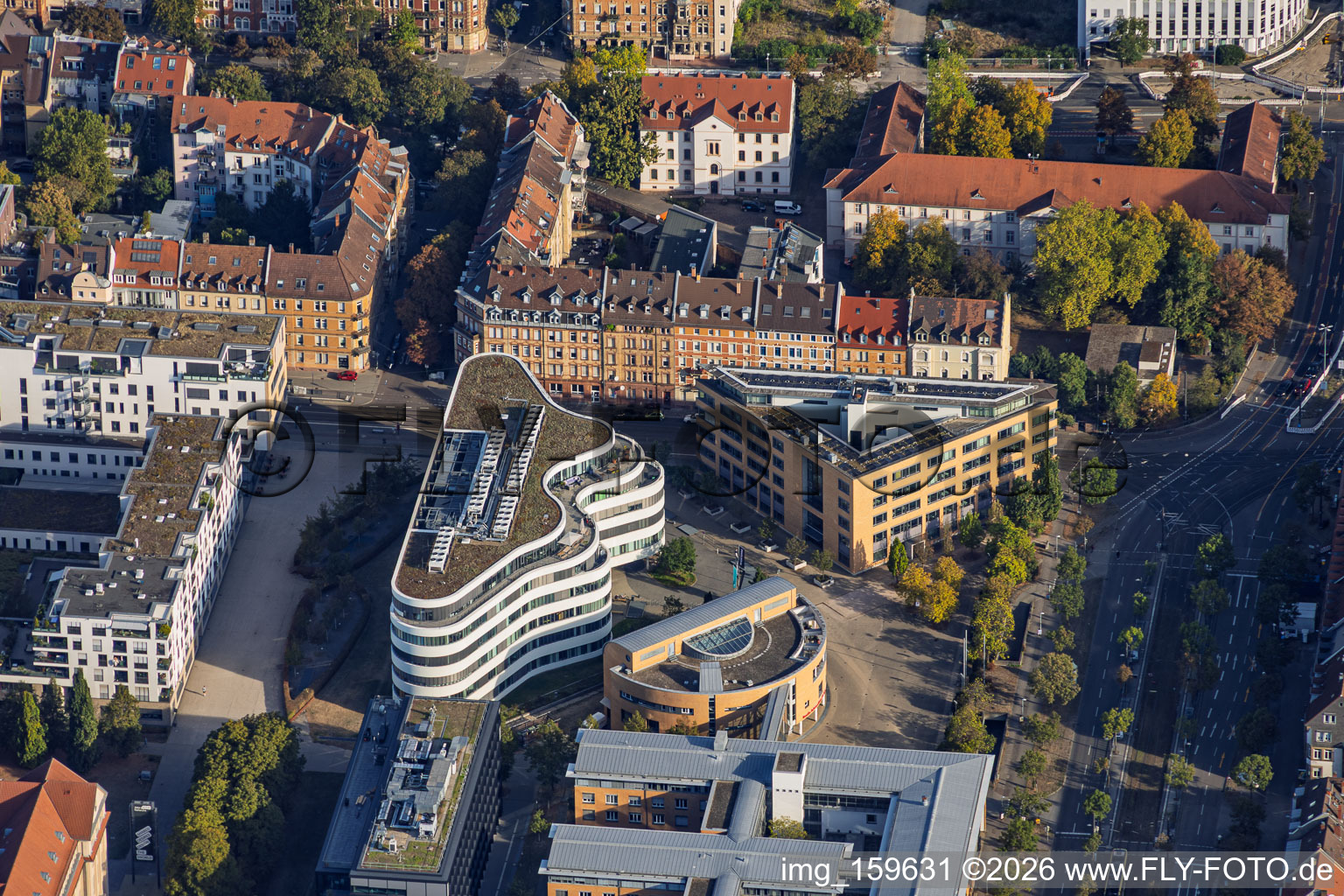 Agentur für Arbeit Karlsruhe-Rastatt, Forterro Deutschland Abas GmbH und Aus- und Weiterbildungszentrum Augenoptik im Ortsteil Südweststadt im Bundesland Baden-Württemberg